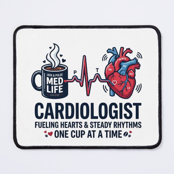 Item preview, Fueled by Caffeine and Cardiology  designed and sold by khalidnasr.