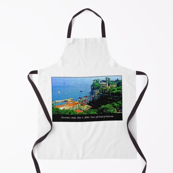 Item preview, Positano, Italy, July 3, 2004, View of Gulf of Salerno, Boats, Buildings, Scenic designed and sold by AMacGPhilly.