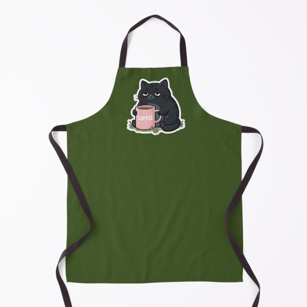 Item preview, Tired cat with coffee. Antisocial humor. designed and sold by design-rebell.
