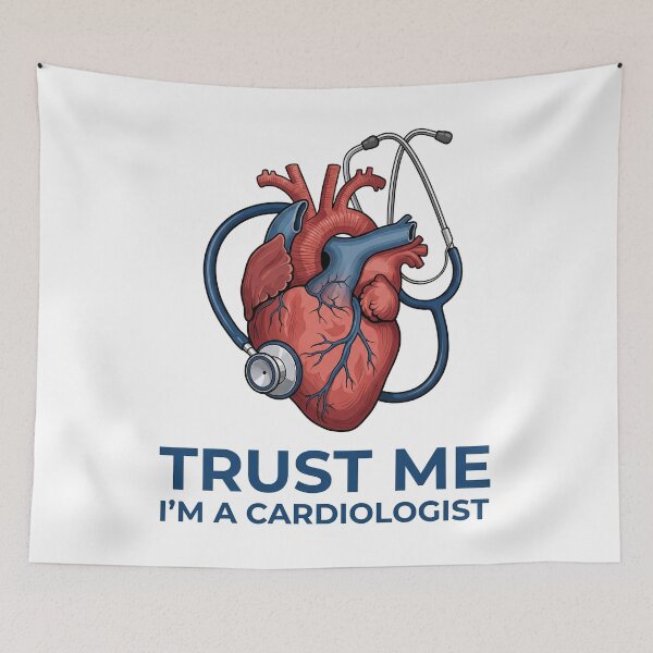 Item preview, Trust Me I'm a Cardiologist | Funny Graphic Tee designed and sold by khalidnasr.