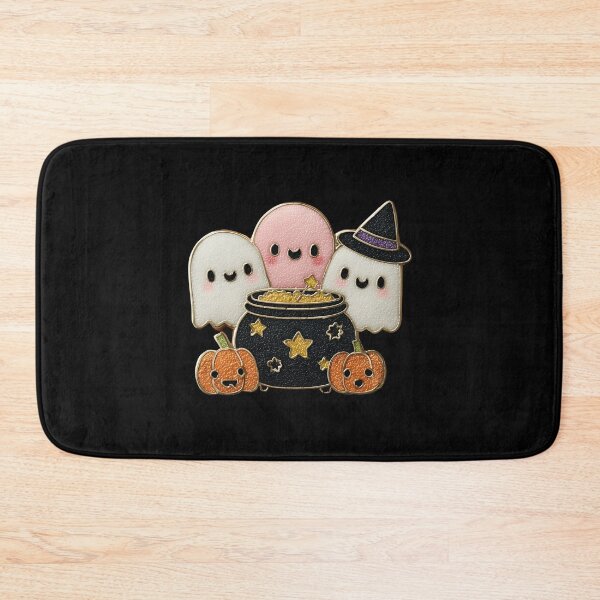 Item preview, Cute Halloween Ghosts and Magic Cauldron Pin designed and sold by colorful-white.