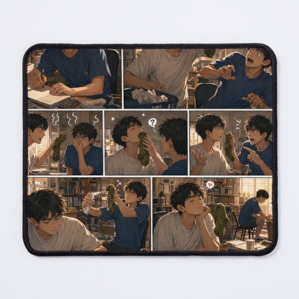 Item preview, Student Life Cozy Reading Room Comic Print designed and sold by Grafititee.