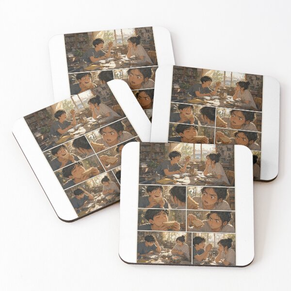 Item preview, Student Life Cozy Reading Room Comic Print designed and sold by Grafititee.