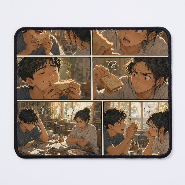 Item preview, Student Life Cozy Reading Room Comic Print designed and sold by Grafititee.