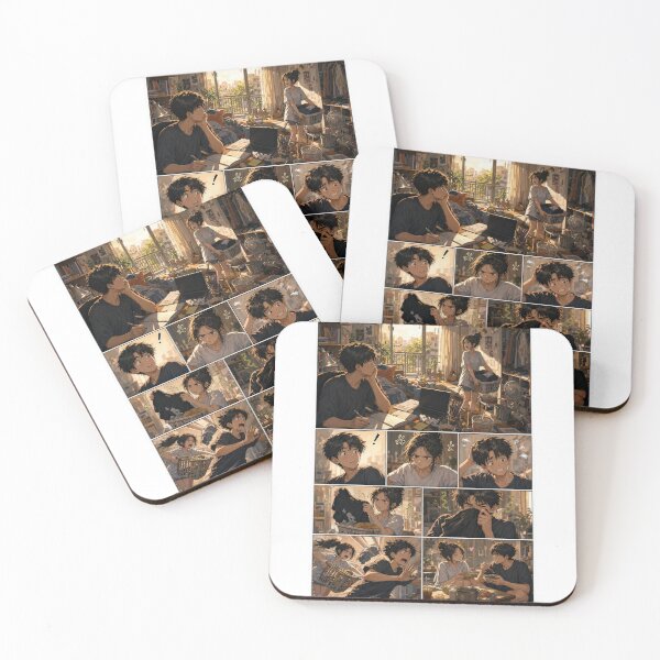 Item preview, Student Life Cozy Reading Room Comic Print designed and sold by Grafititee.