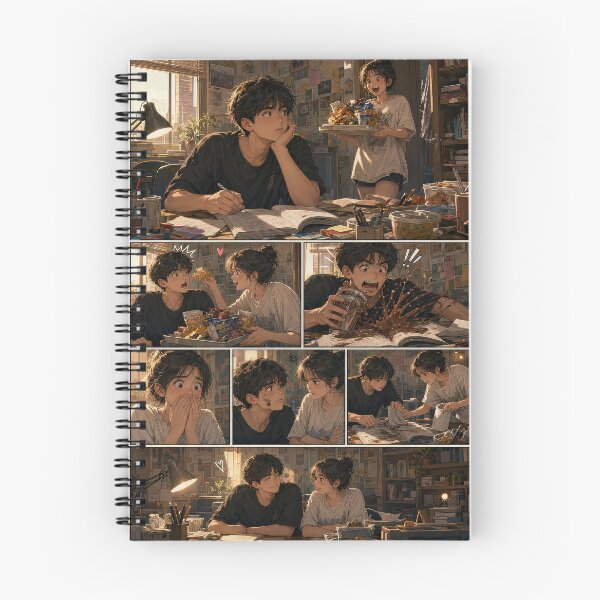 Item preview, Student Life Cozy Reading Room Comic Print designed and sold by Grafititee.