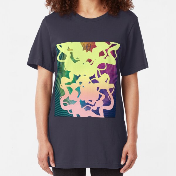 Frequency (Theta/Delta) - ohms' Custom Worms Armageddon Level Slim Fit T-Shirt
