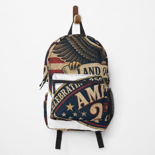 Item preview, America 250 Vintage Eagle Badge — Celebrating 250 Years of Independence 1776 2026 designed and sold by HippyTees.