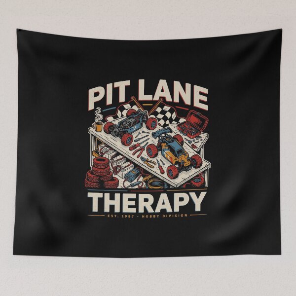 Item preview, Pit Lane Therapy – RC Car Workshop designed and sold by No Excuses Supply.
