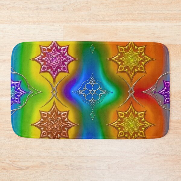 Item preview, Vibrant Psychedelic Mandala Rainbow Spiritual Pattern designed and sold by Good Vibes .