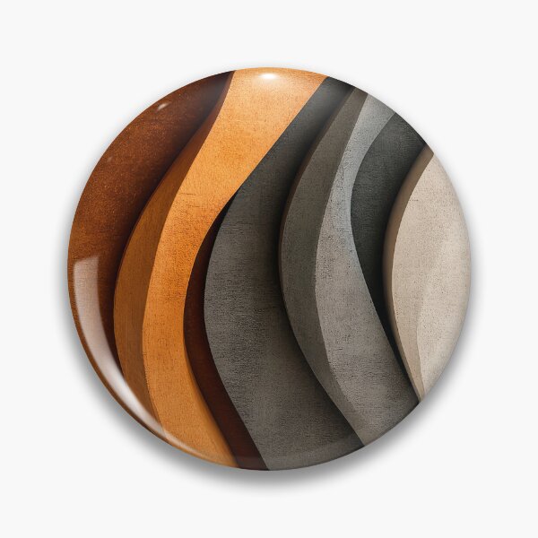 Item preview, Earth Tones, Gray, And Cream Smoky Abstract Waves designed and sold by DEC02.