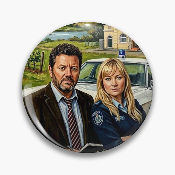 Item preview, Crime and Cabernet – Brokenwood Mysteries Fine Art Print designed and sold by Art's Diner.