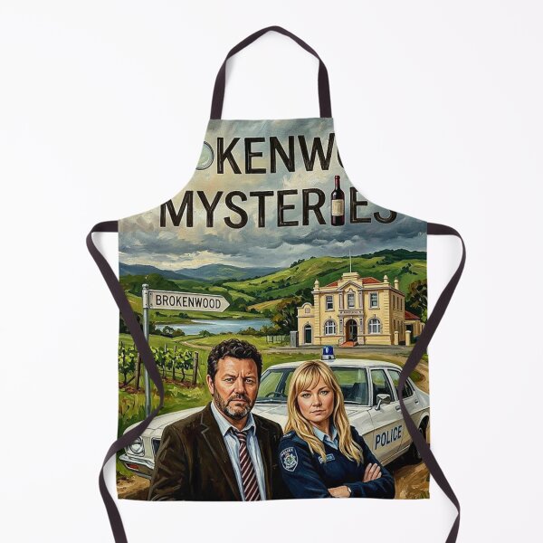Item preview, Crime and Cabernet – Brokenwood Mysteries Fine Art Print designed and sold by Art's Diner.