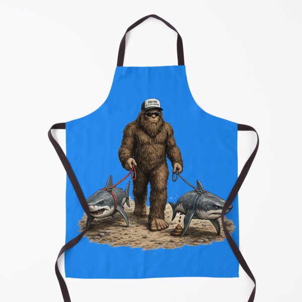 Item preview, Bigfoot Walking Sharks Funny Cryptid Pooping Shark designed and sold by Willyboy16.