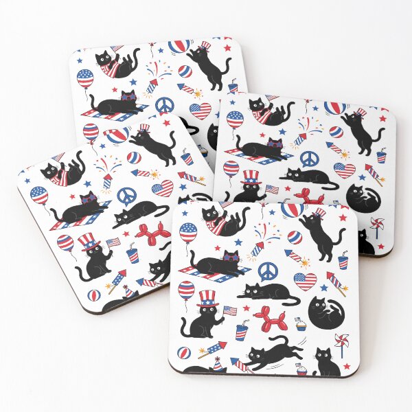Item preview, Patriotic Cat Funny 4th of July Cat Lover Gift Independence Day USA Flag designed and sold by MrDesing10 ⭐⭐⭐⭐⭐.