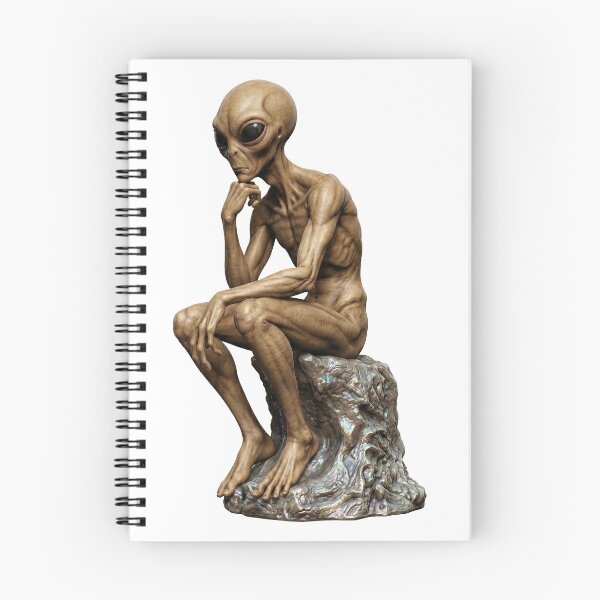 Item preview, Alien Bronze Thinker Statue designed and sold by AliensIRL.