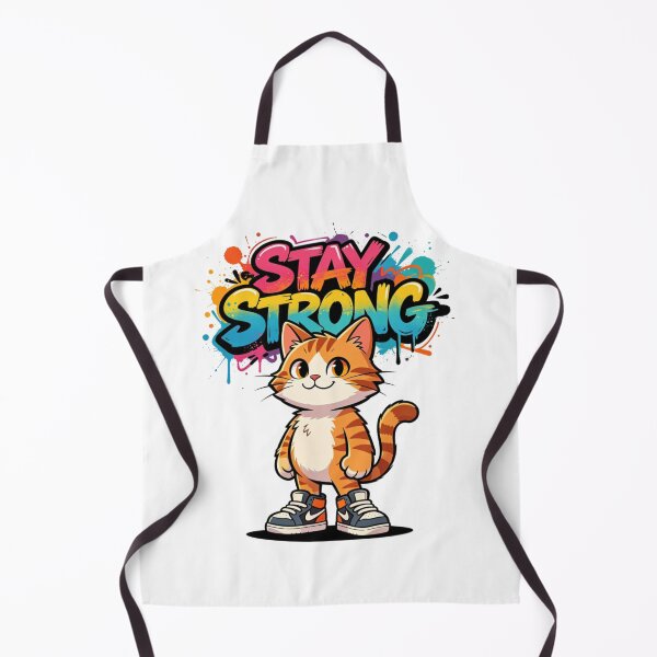 Item preview, Stay Strong Cat Street Art designed and sold by LINSSEX Style • Urban & Sport Streetwear.