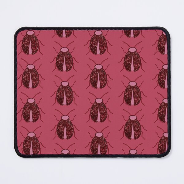 Item preview, Pink Shiny Beetle designed and sold by birdiebeacrafts.