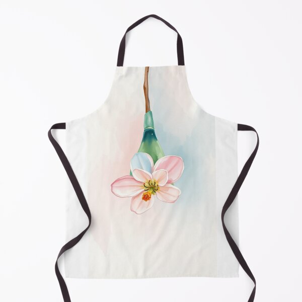 Item preview, Watercolor Hanging Pink Flower Blossom designed and sold by Vida e Arte.