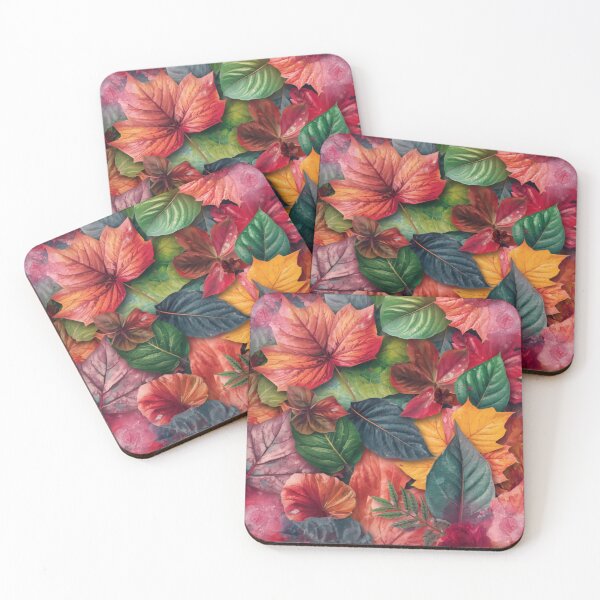 Item preview, Rich Fall Foliage and Seasonal Leaf Pattern designed and sold by LiveLearnCreate.