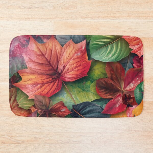 Item preview, Rich Fall Foliage and Seasonal Leaf Pattern designed and sold by LiveLearnCreate.