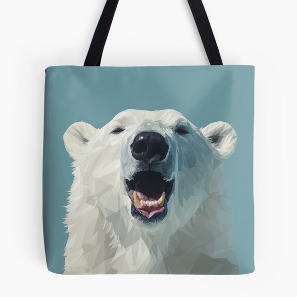Item preview, Polar Bear Wall Art Print Contemporary Arctic Wildlife Home Decor designed and sold by MarkedArtPrints.