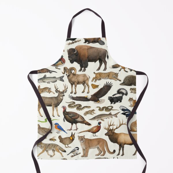 Item preview, Animals of South Dakota Retro Style Identification Chart designed and sold by kakarikihill.