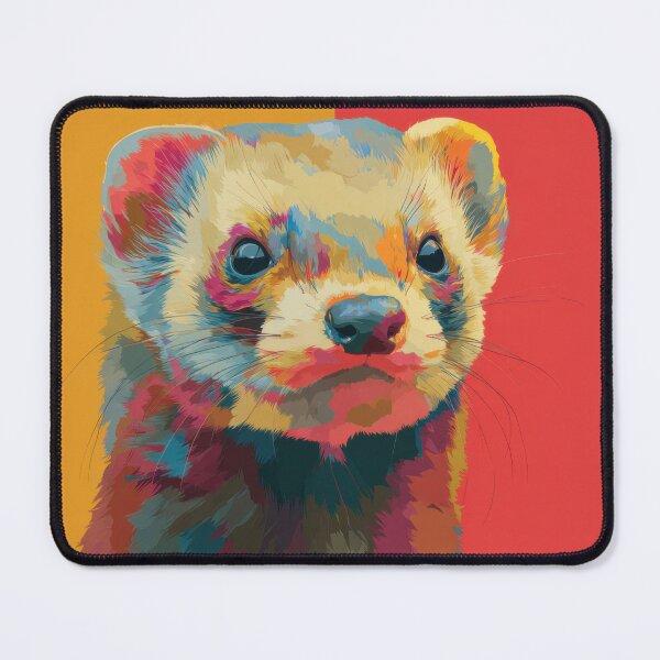 Item preview, Modern Weasel Wall Art Print for Contemporary Home Decor | Minimal Wildlife Poster designed and sold by MarkedArtPrints.