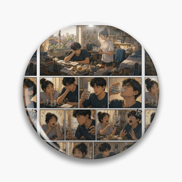 Item preview, Student Life Cozy Reading Room Comic Print designed and sold by Grafititee.