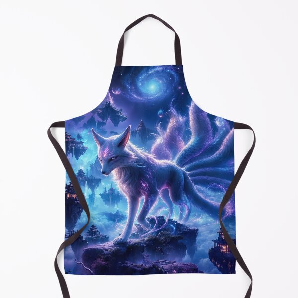 Item preview, : Magical Nine-Tailed Kitsune Fox – Japanese Mythology Fantasy Art designed and sold by CozyAnimalArt.