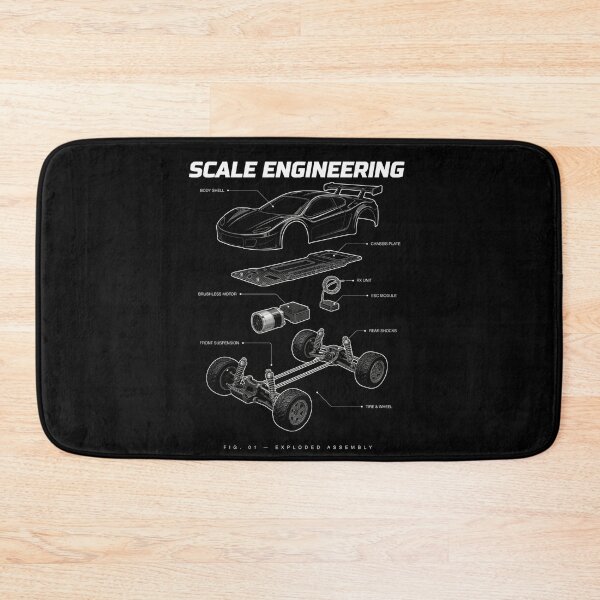 Item preview, Scale Engineering – RC Car Exploded Blueprint designed and sold by No Excuses Supply.