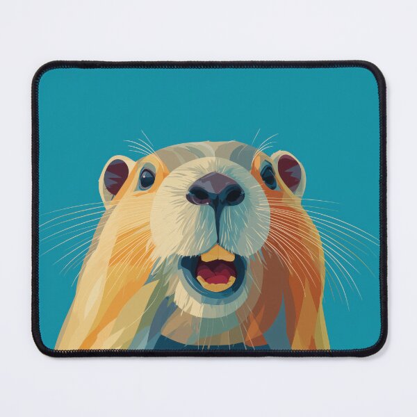 Item preview, MODERN BEAVER – Modern Home Art Print designed and sold by MarkedArtPrints.