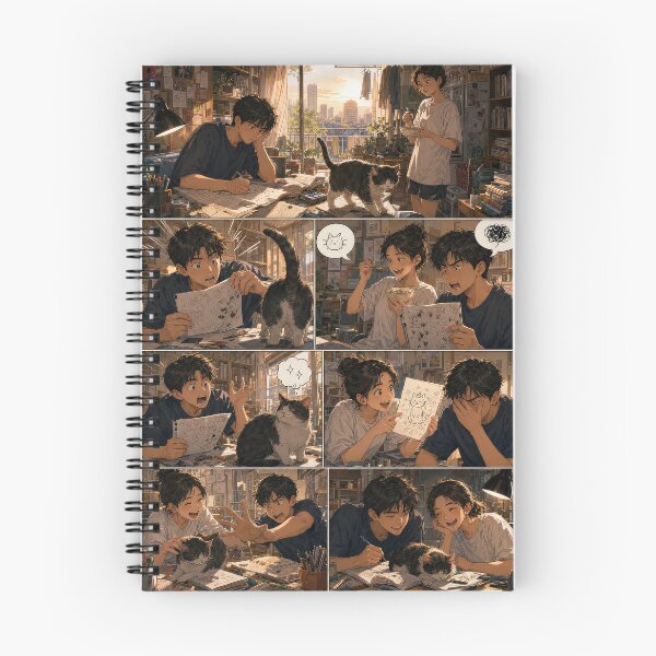 Item preview, Student Life Cozy Reading Room Comic Print designed and sold by Grafititee.