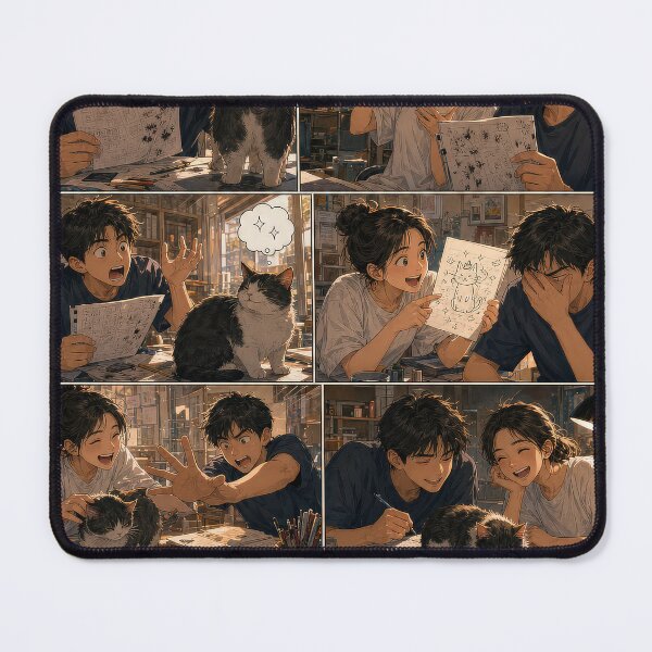 Item preview, Student Life Cozy Reading Room Comic Print designed and sold by Grafititee.
