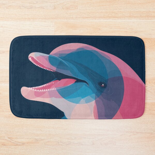 Item preview, MODERN DOLPHIN – Modern Home Art Print designed and sold by MarkedArtPrints.