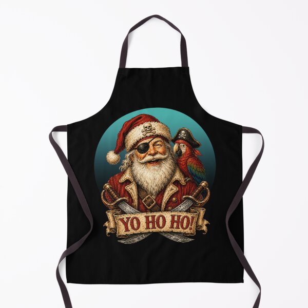 Item preview, Pirate Santa - YO HO HO Holiday Cheer designed and sold by NerdyWerks.