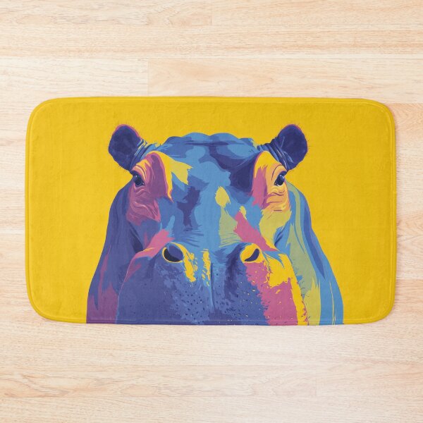 Item preview, MODERN HIPPO – Modern Home Art Print designed and sold by MarkedArtPrints.