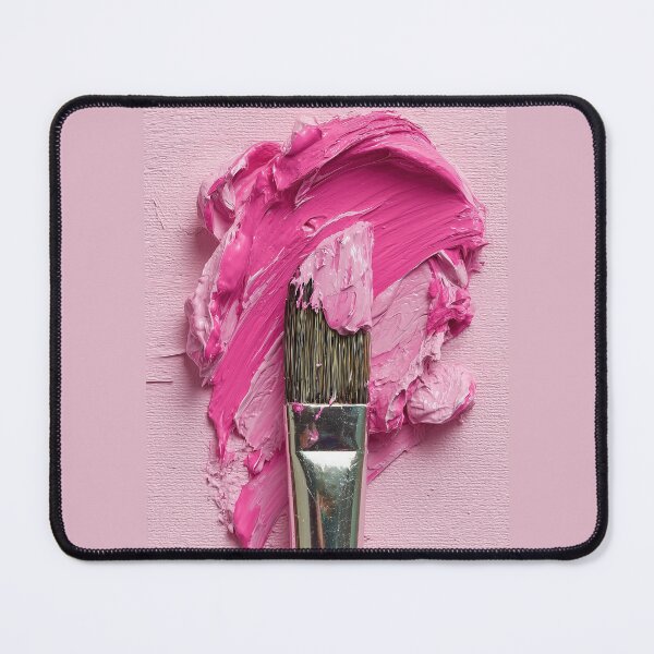 Item preview, Textured Pink Paint Stroke and Brush Art designed and sold by colorful-white.