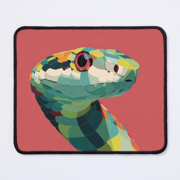 Item preview, Coloured Snake Wall Art Print for Contemporary Home Decor | Modern Bold Animal Poster designed and sold by MarkedArtPrints.