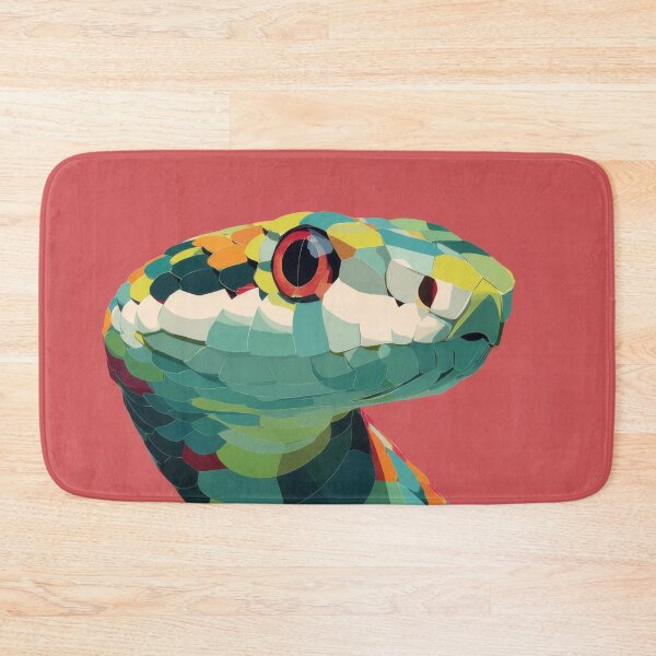 Item preview, Coloured Snake Wall Art Print for Contemporary Home Decor | Modern Bold Animal Poster designed and sold by MarkedArtPrints.