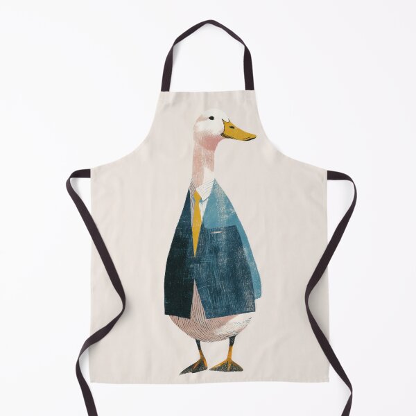 Item preview, DUCK IN SUIT – Modern Home Art Print designed and sold by MarkedArtPrints.
