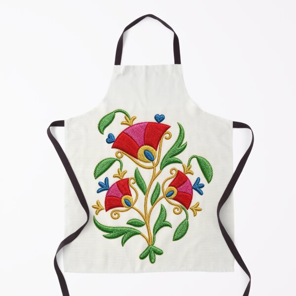 Item preview, Uzbekistan Suzani Floral Embroidery  designed and sold by Vicky Brago-Mitchell®.
