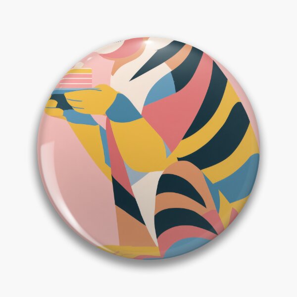 Item preview, TIGER AND CAKE – Modern Home Art Print designed and sold by MarkedArtPrints.