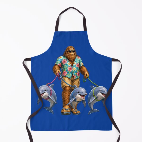 Item preview, Bigfoot Dolphin Walker Funny Summer Beach designed and sold by Willyboy16.