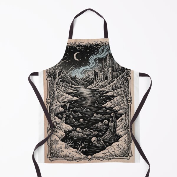 Item preview, GOTHIC CASTLE OF THE RIVER OF SOULS: A MACABRE DARK FANTASY designed and sold by Curiosiart.