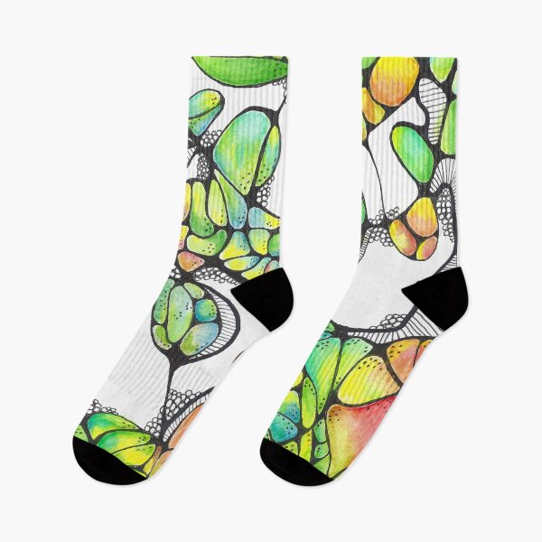 Item preview, Tangled Vines Abstract Watercolor and Linework designed and sold by Color Splash Creations.