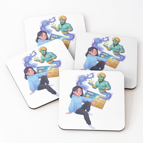 Item preview, Magic Genie Credit Card Wish Cartoon designed and sold by rich-moda.