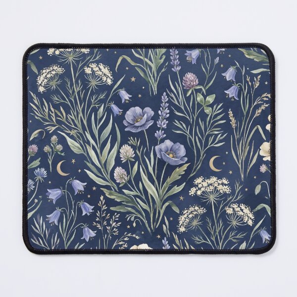 Item preview, Moonlit Wildflower Tapestry designed and sold by MoonwoodStudio.