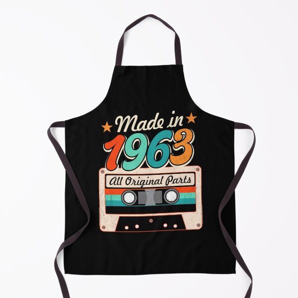 Item preview, Made in 1963 Vintage Original Parts, 63rd Birthday Retro Cassette Tape Gift designed and sold by FernaRoje.