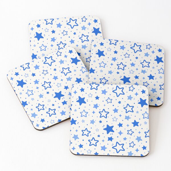 Item preview, Blue Star Pattern Phone Case For Mom | Cute Doodle Star Journal For Students | Minimalist Blue Star Blanket For Grandma | Modern Starry Night Tote Bag For Teacher designed and sold by VivaFy.
